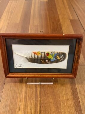 Costa Rica Vintage Small Rectangular Wall Frame in Brown